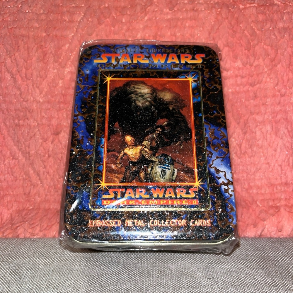 STAR WARS DARK EMPIRE 2 EMBOSSED METAL COLLECTOR CARDS